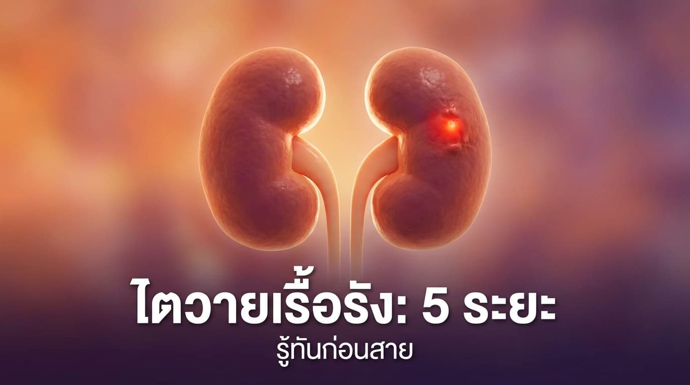 โรคไตเรื้อรัง 5 ระยะ — รู้จักก่อนสายเกินแก้