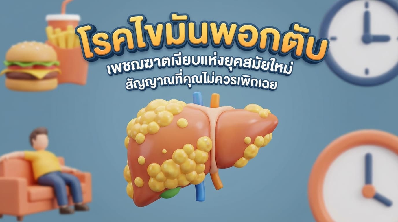 ไขมันพอกตับ ภัยเงียบของคนยุคใหม่ — สัญญาณที่ไม่ควรมองข้าม